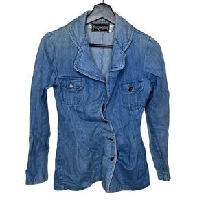 Vintage Foxmoor Denim Long Jacket Womens Medium